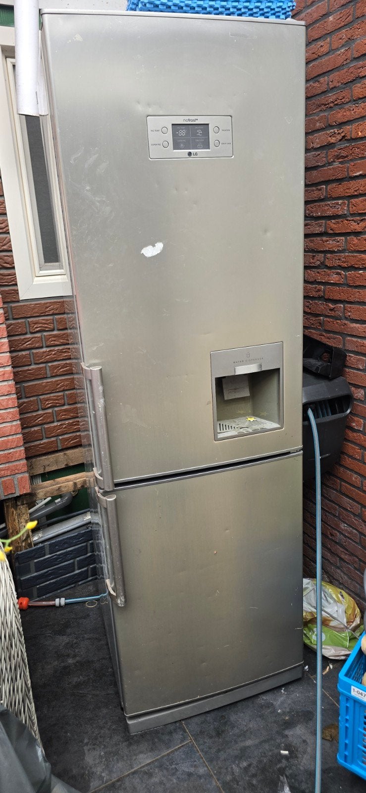 Lg koelkast met vriezer, Ophalen, Gebruikt, 200 liter of meer, Met aparte vriezer