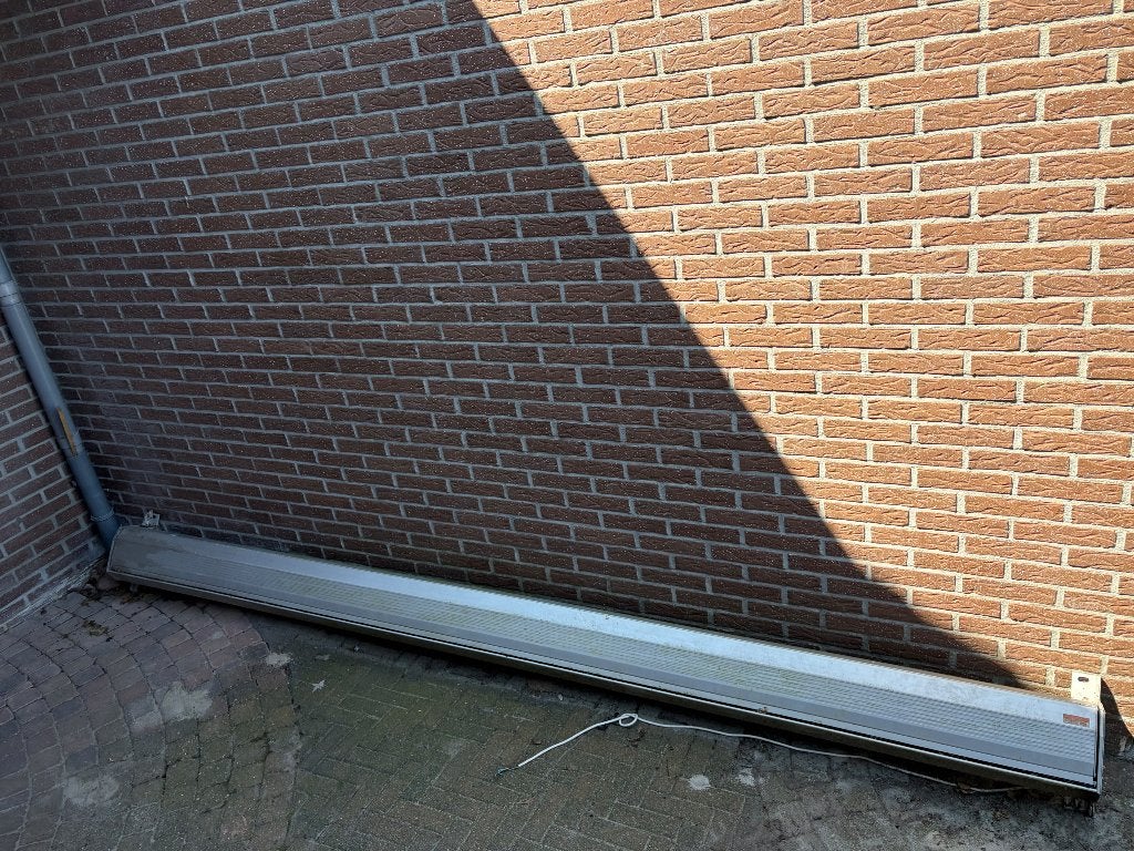 Electrisch zonnescherm, Tuin en Terras, Zonneschermen, Ophalen, Gebruikt, Elektrisch, 150 tot 300 cm