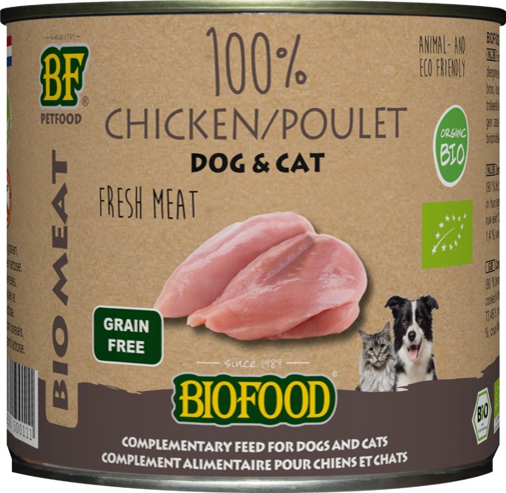 Biofood BIO CHICKEN KAT HOND, Ophalen of Verzenden, Hond