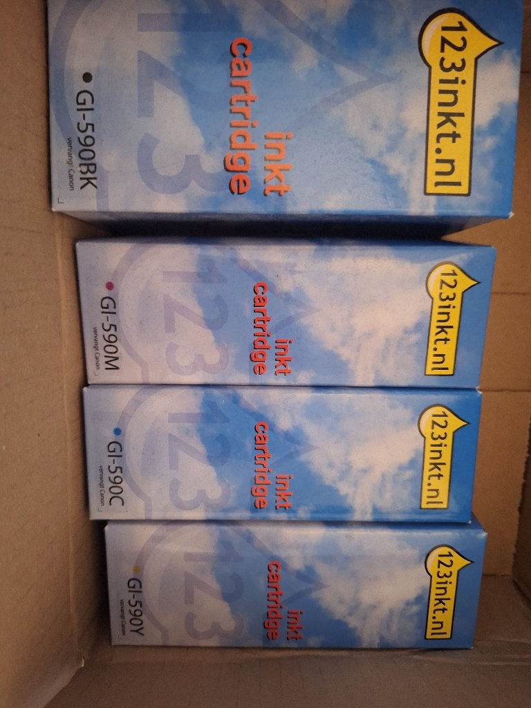 123 inkt cartridge GI-590, Computers en Software, Printerbenodigdheden, Ophalen of Verzenden, Nieuw, Cartridge, 123inkt.nl