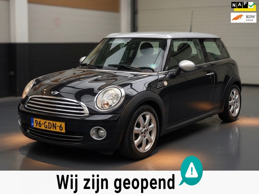 Mini Mini Clubman 1.6 Cooper Pepper-airco-elek ramen-motoris, Voorwielaandrijving, Gebruikt, 4 cilinders, 4 stoelen