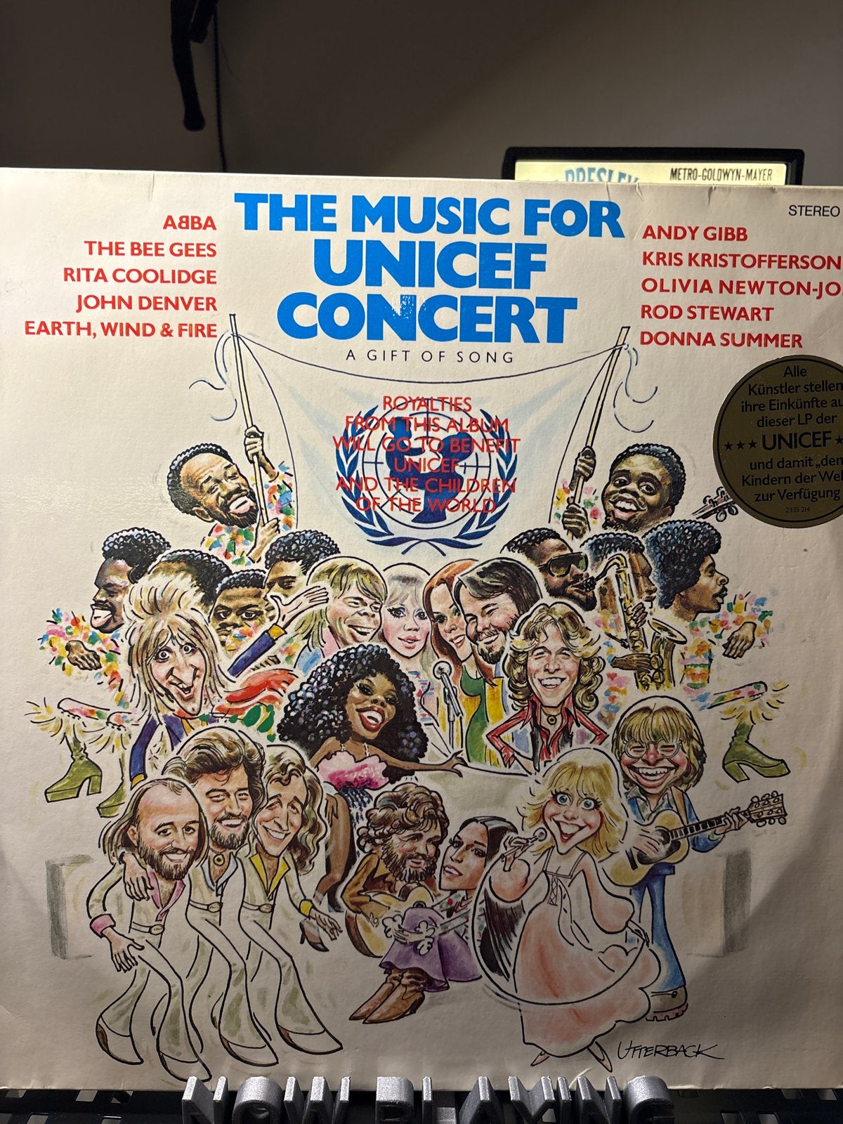 Music for Unicef Concert LP - ABBA, Donna Summer e.a., LP, Gebruikt, Pop, Ophalen of Verzenden