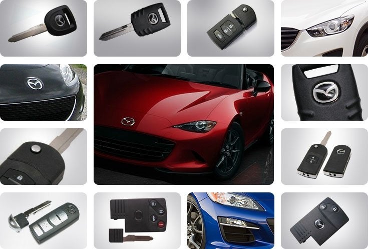 Mazda extra autosleutel nodig of reparatie sleutelbehuizing, Ophalen