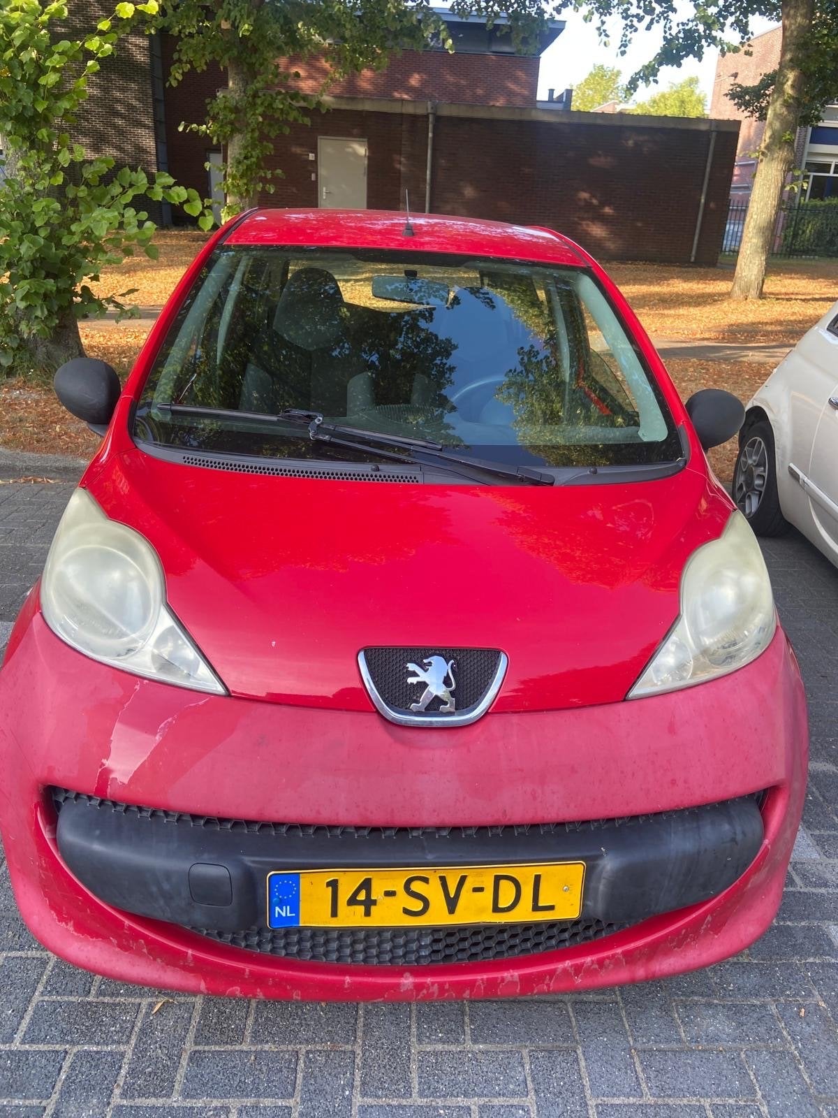 Peugeot 107 1.0 12V 5DR 2006 Rood, Auto's, Voorwielaandrijving, 4 stoelen, 68 pk, Origineel Nederlands