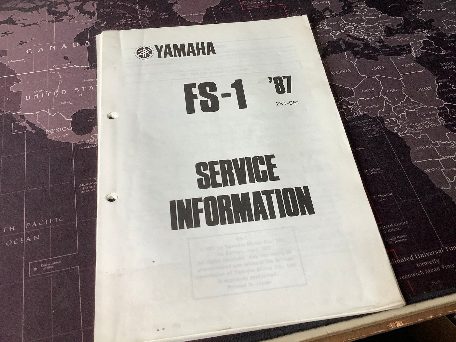 Yamaha FS-1 '87 Service Informatie Handleiding.  (5), Verzenden