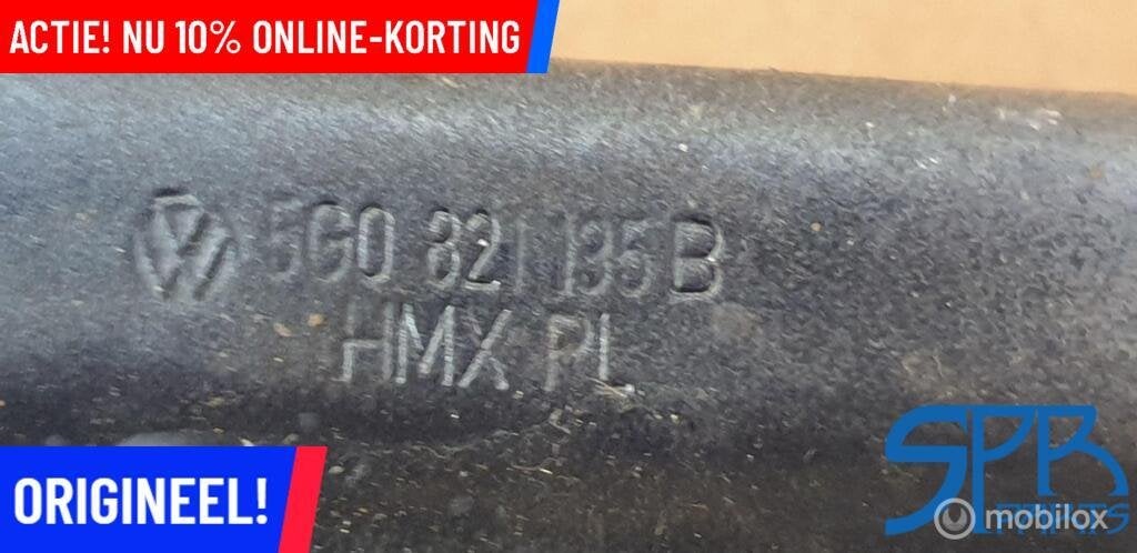 GOLF 7 Links LA5J STEUN SCHERM SCHERMSTEUN 5G0821135B BLAUW, Auto-onderdelen, Volkswagen, Nieuw, Ophalen of Verzenden, Volkswagen