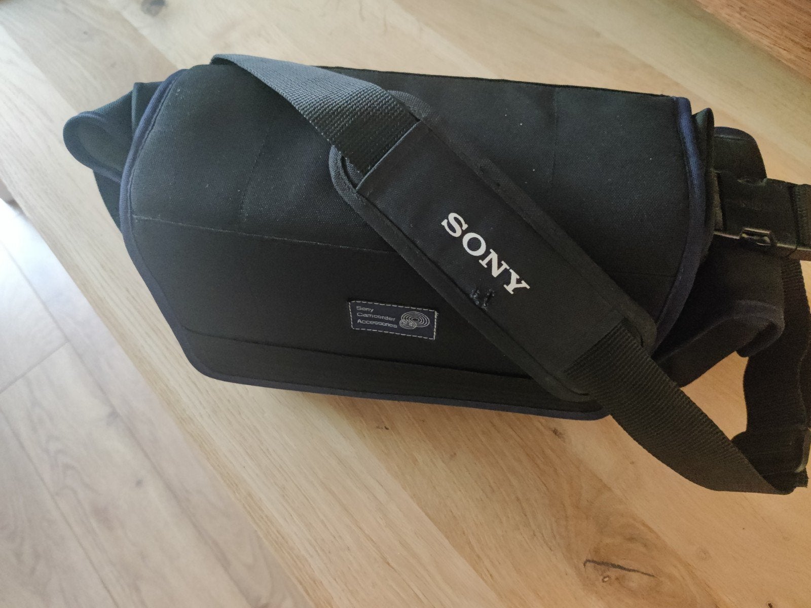 Sony Camera Accessoires Tas - Zwart/Blauw, Audio, Tv en Foto, Gebruikt, Ophalen of Verzenden, Zwart, Sony