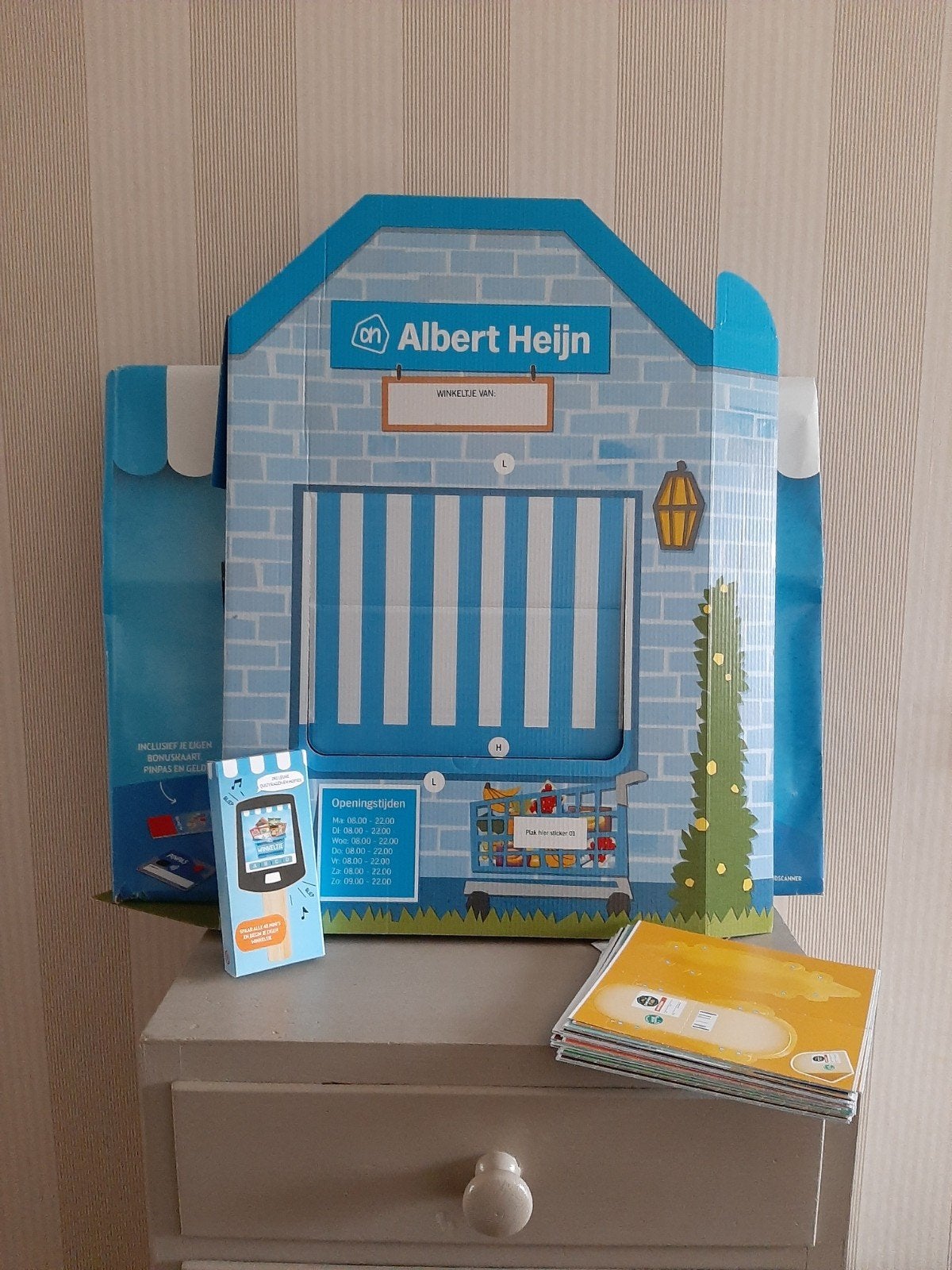 Mini boodschappen scanner winkeltje en mini's AH Nieuw!, Verzamelen, Albert Heijn, Ophalen of Verzenden