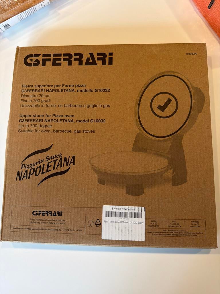 G3Ferrari Napoletana G10032 Pizzasteen - Nieuw, Witgoed en Apparatuur, Ovens, Ophalen of Verzenden, Nieuw