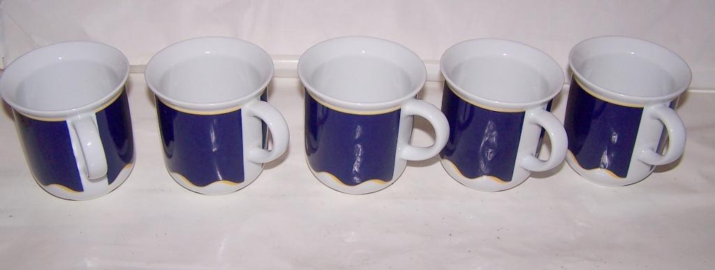 5 prachtige Eschenbach porseleinen mokken. Nieuw., Huis en Inrichting, Keuken | Servies, Nieuw, Ophalen of Verzenden, Wedgwood