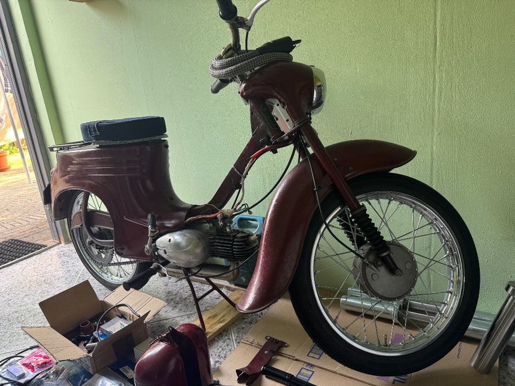 1961 Jawa 555 Pionyr, Ophalen, Gebruikt, Overige typen, Overige merken
