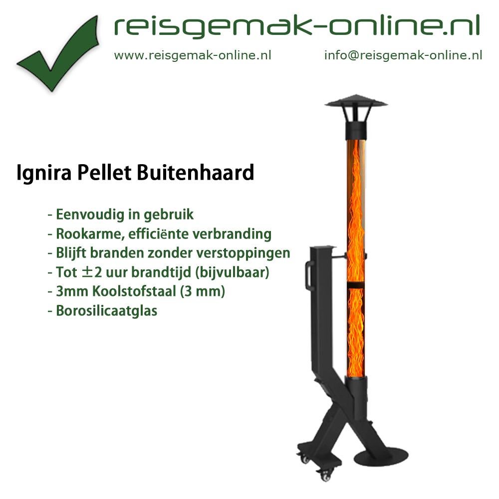 Ignira Pellet Buitenhaard | Voor lange warme avonden | Nieuw, Tuin en Terras, Tuinhaarden, Ophalen of Verzenden, Nieuw