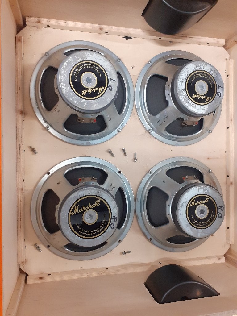 Celestion G 12 80 speakers (set 4x) jaren 80, Audio, Tv en Foto, Luidsprekers, Overige merken, Gebruikt, Overige typen, Ophalen of Verzenden