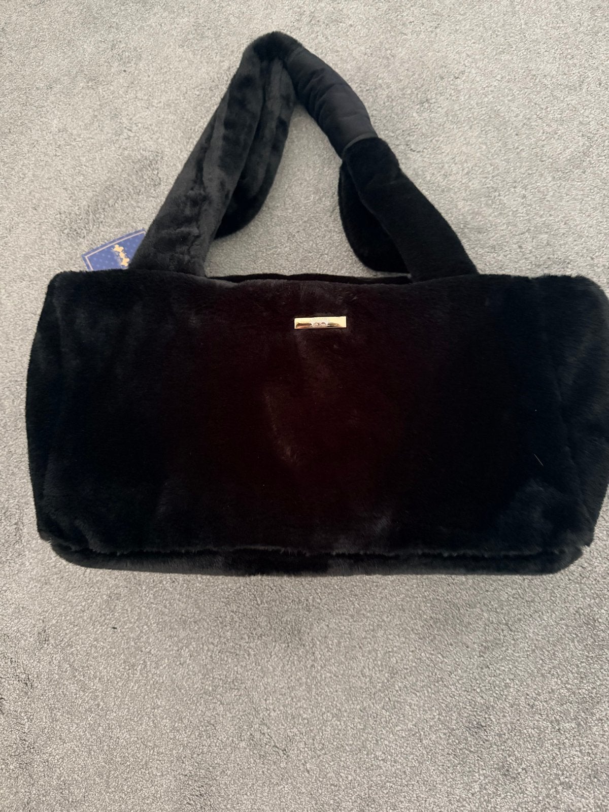 Golden pom fluffy tas zwart  NIEUW  !!!, Ophalen of Verzenden, Nieuw