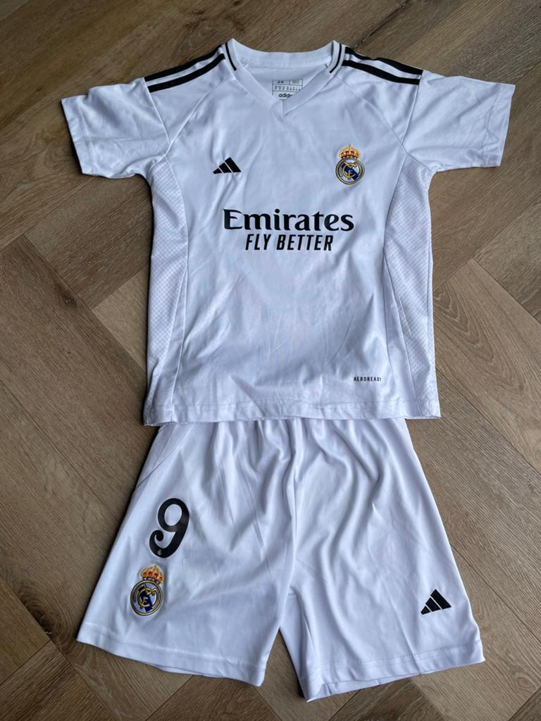 Mbappe real madrid tenue Adidas, Maat XS of kleiner, Ophalen of Verzenden, Zo goed als nieuw, Shirt