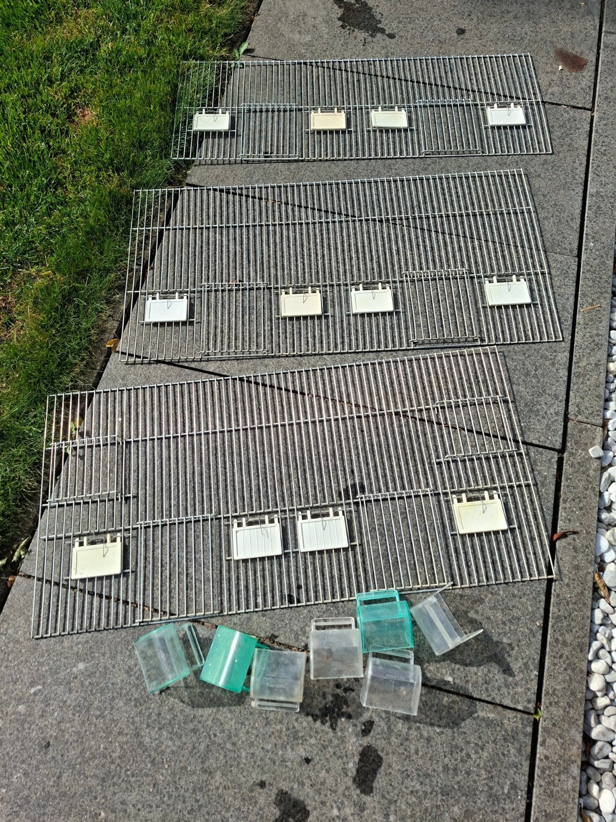 3 stuks voorfront voor kooien, Dieren en Toebehoren, Ophalen of Verzenden, Hout, Broedkooi of Kweekkooi