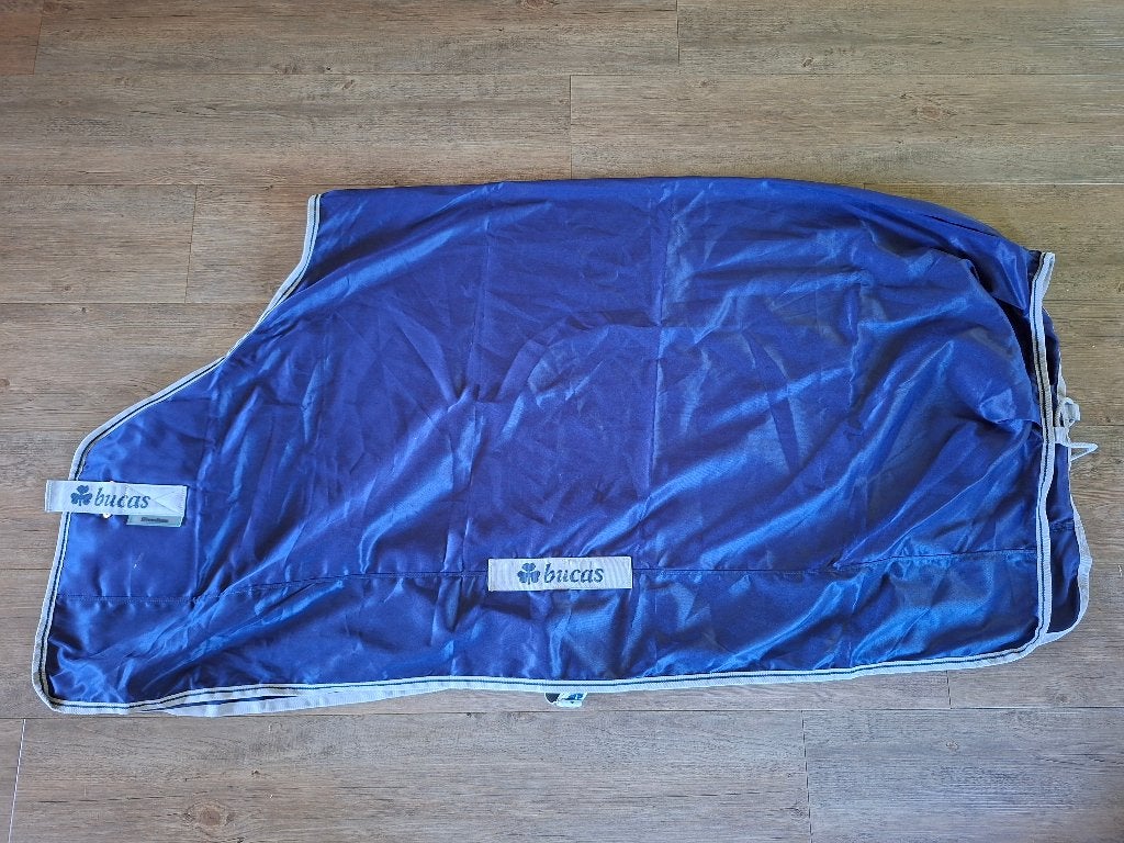 Bucas deken maat 168, Cob (M), Zo goed als nieuw, Blauw, Deken