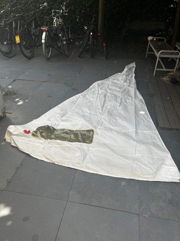 Zeilen voor Flying Junior, Watersport en Boten, Gebruikt, Minder dan 15 m², Ophalen of Verzenden, Genua of Fok