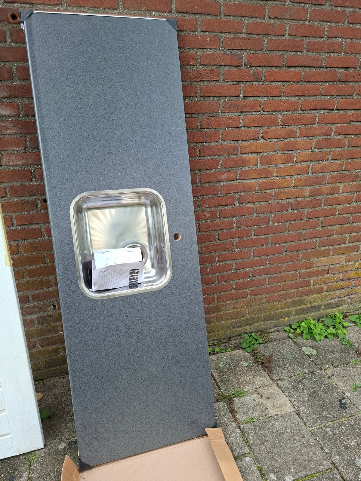 Nieuw aanrechtblad met spoelbak - Ideaal voor kleine keuken, Ophalen