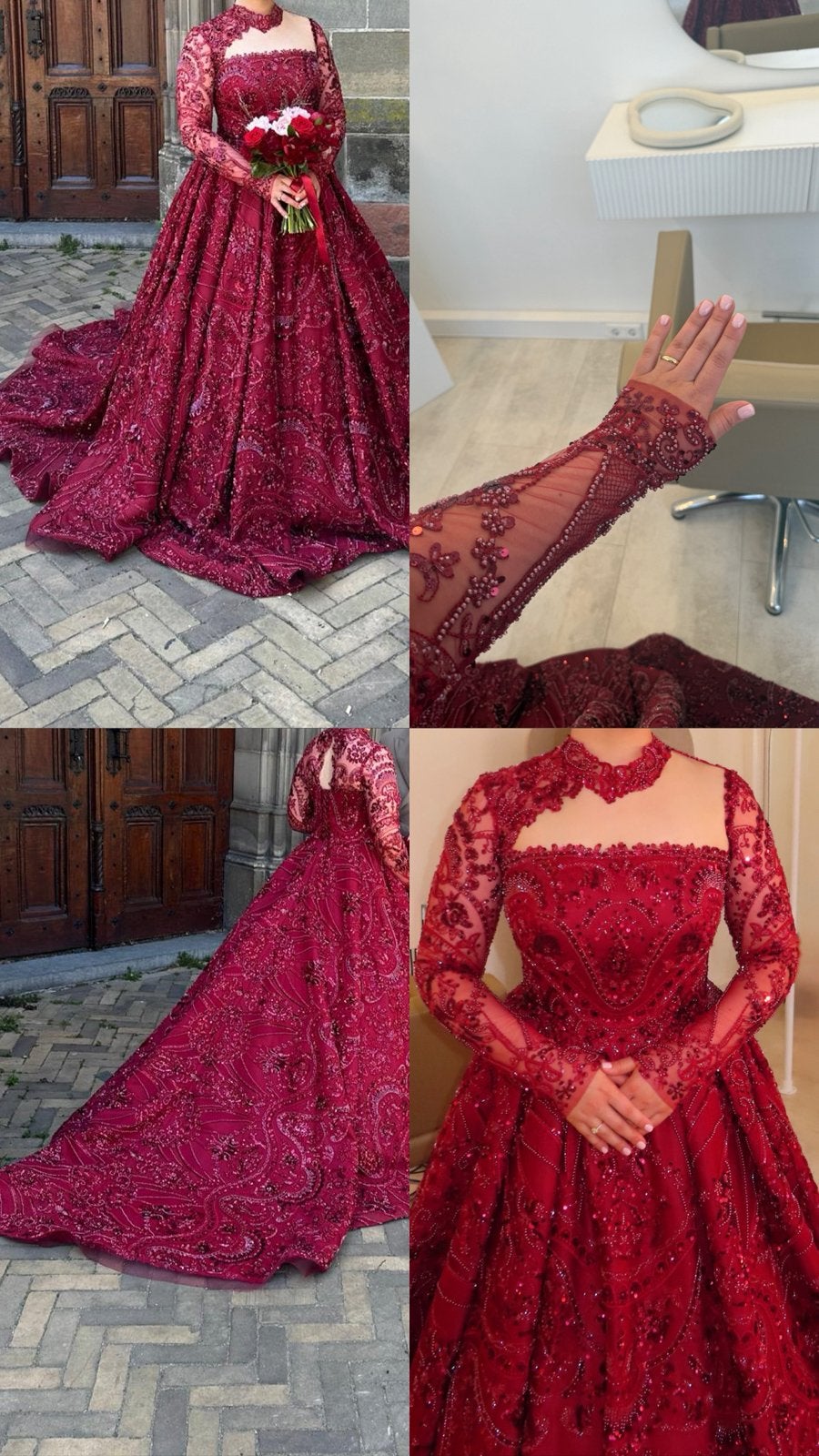 Hennajurk MunevverEldemir, Overige typen, Nieuw, Rood, Ophalen