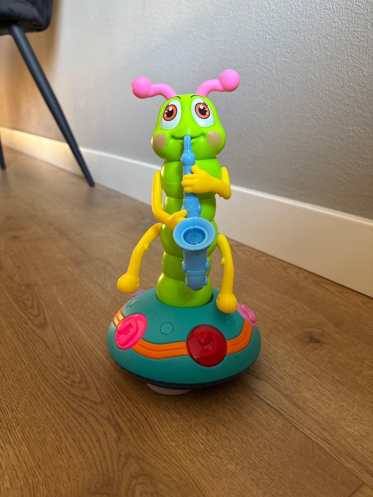 Muzikale Rups met Lichtjes en Beweging - Baby Speelgoed, Ophalen, Zo goed als nieuw, Overige typen, Met licht