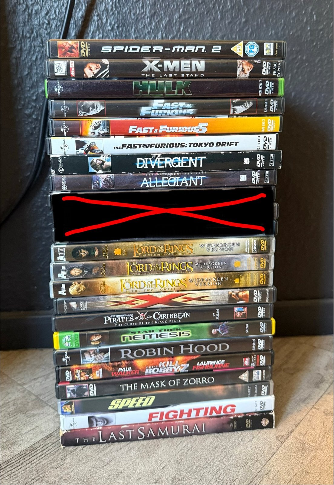 Verschillende dvd’s || Marvel, FAF, lOTR, Verzenden, Gebruikt