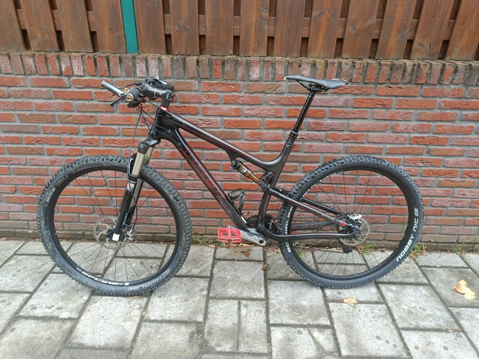 Trek Superfly 100 SL Pro Carbon Fully Mountainbike, Ophalen, Gebruikt, 45 tot 49 cm, Schijfrem