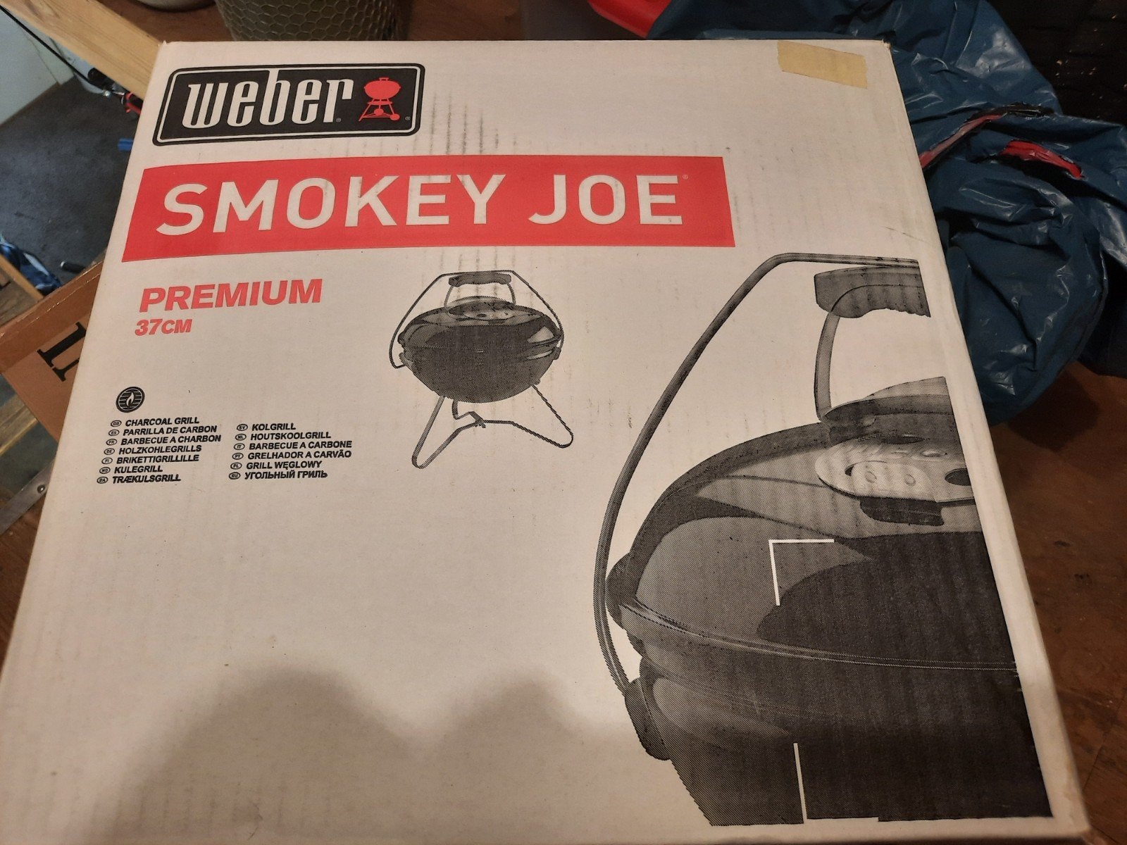 BBQ WEBER SMOOKEY JOE. PREMIUM 37 CM NIEUW, Ophalen of Verzenden, Nieuw