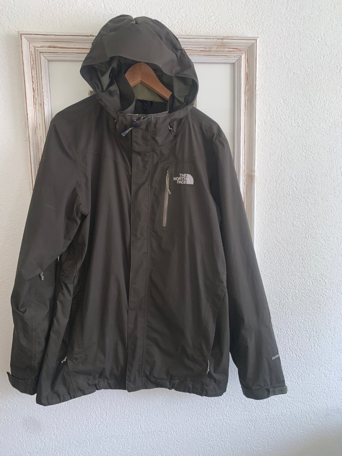 The North Face HyVent jas maat M, Ophalen of Verzenden, Zo goed als nieuw, Maat 48/50 (M), Groen