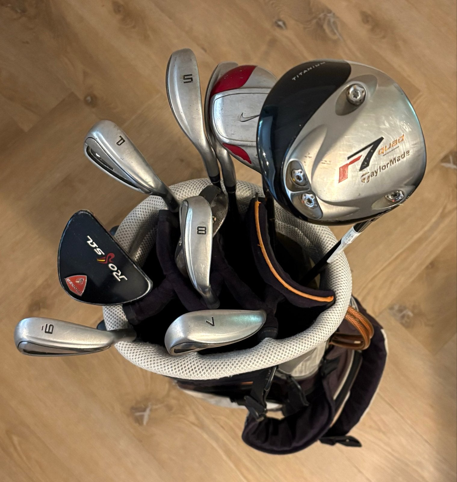 Complete Golfset met Mizuno standbag