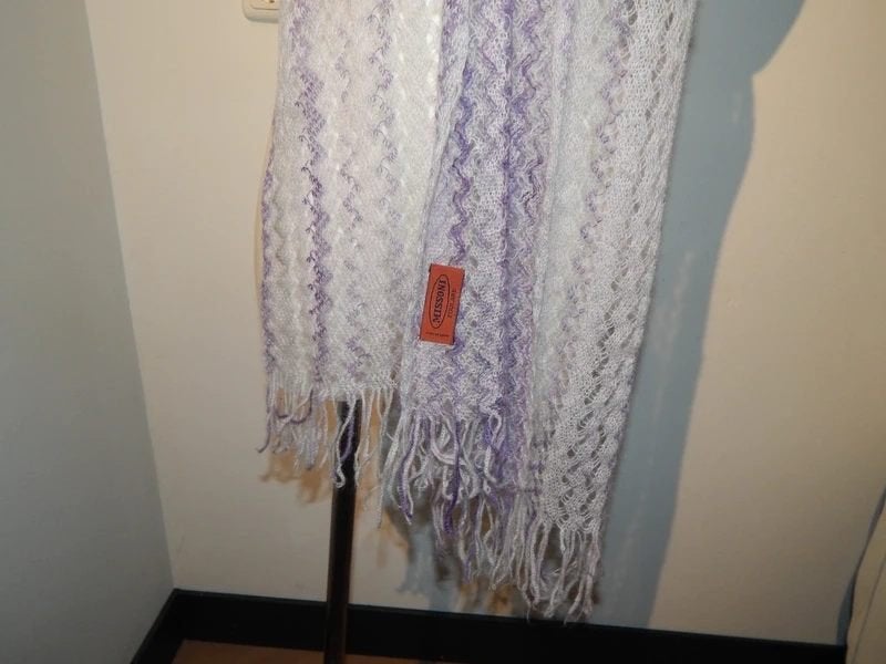 Missoni heerlijk super zachte shawl mooie tinten breisel, Verzenden, Maat 46/48 (XL) of groter, Zo goed als nieuw, Missoni