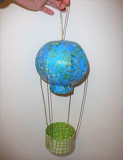 Schattig Papier Mache Balloon, Ophalen of Verzenden