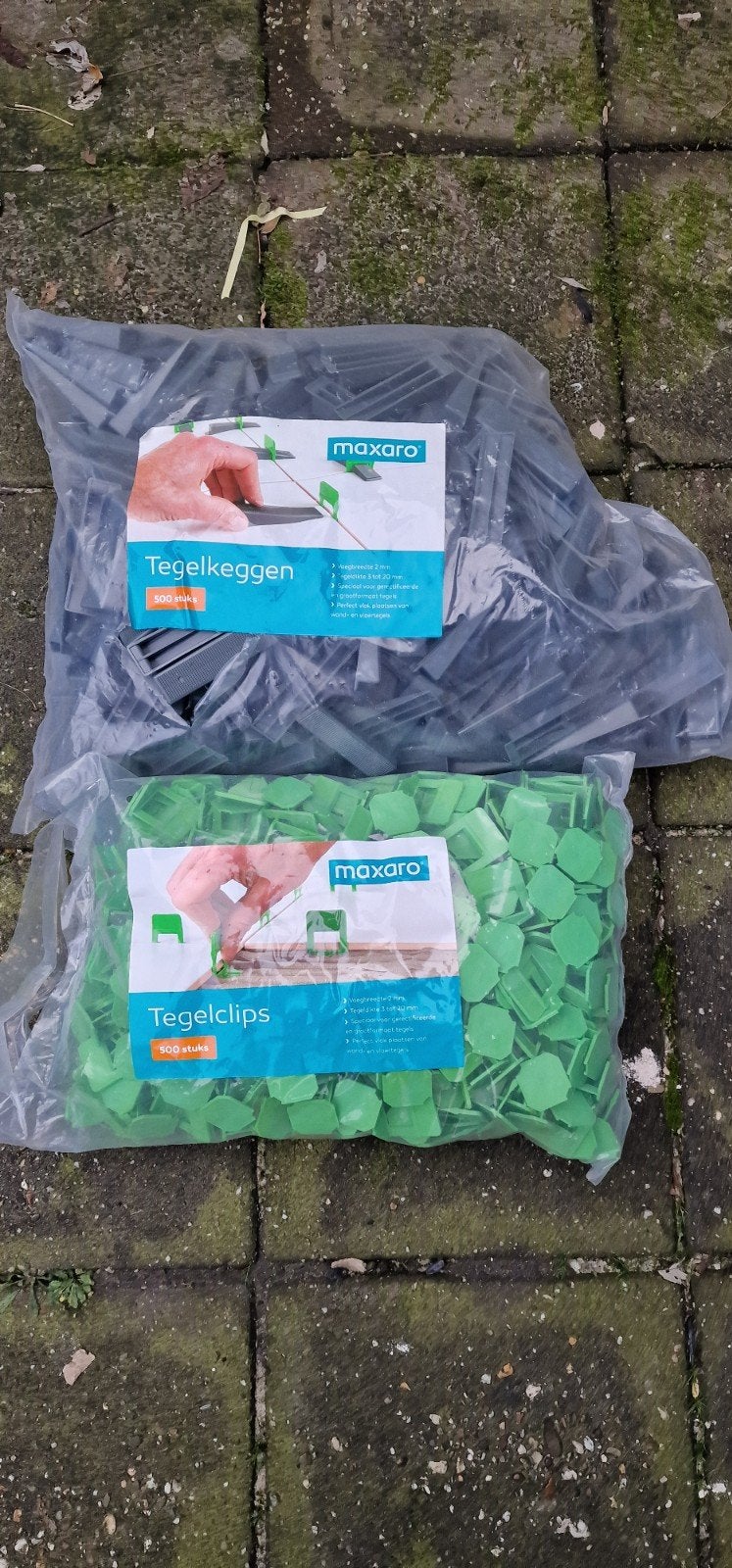 Tegelkeggen + Tegelclips ( MAXARO ), Doe-het-zelf en Verbouw, Tegels, Ophalen, Nieuw, Overige typen