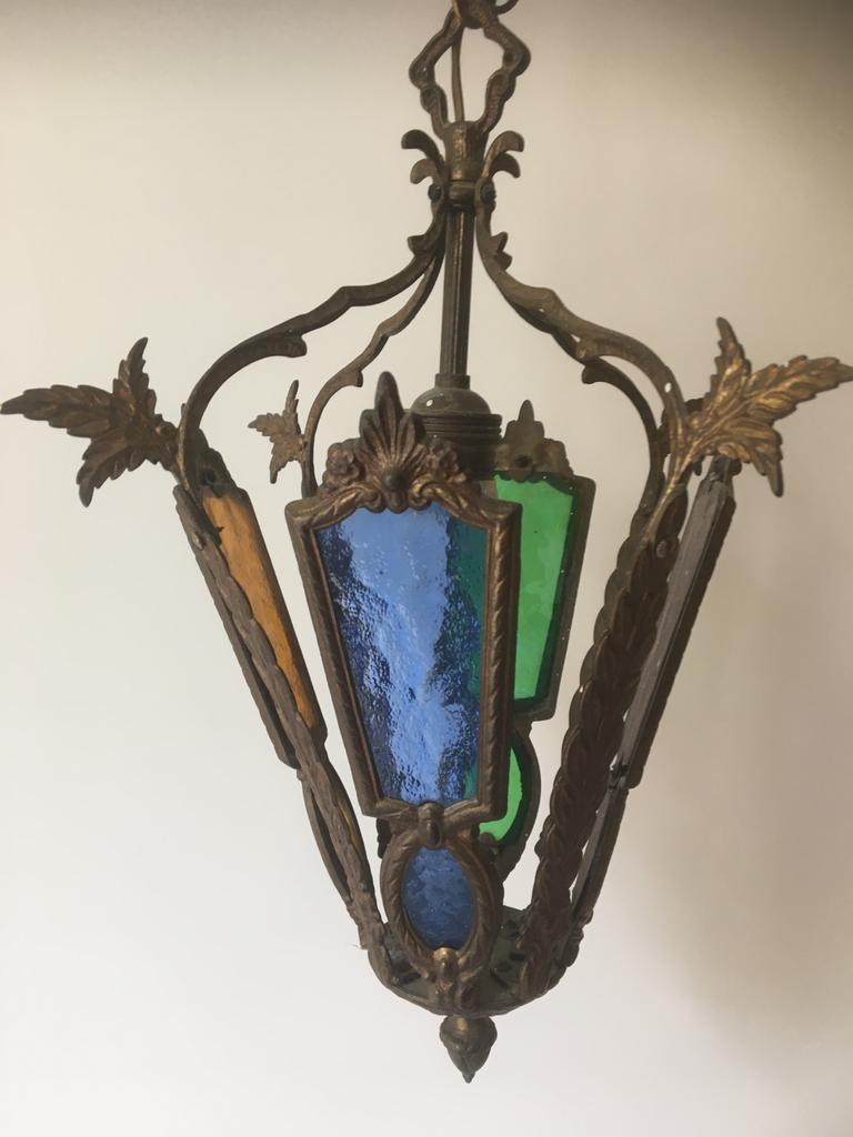 Oude hanglamp, Ophalen of Verzenden