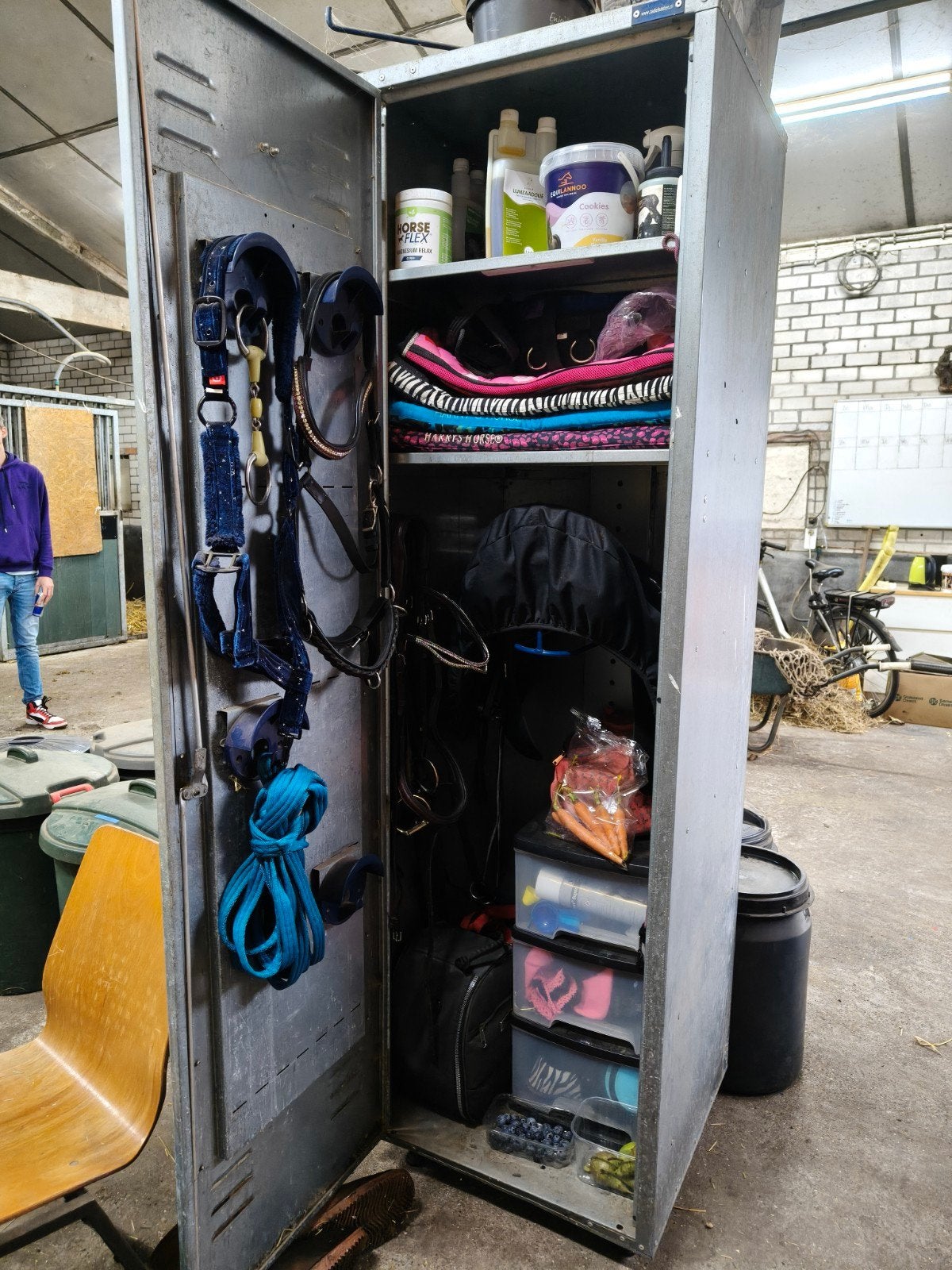 stalen zadelkast, Dieren en Toebehoren, Ophalen