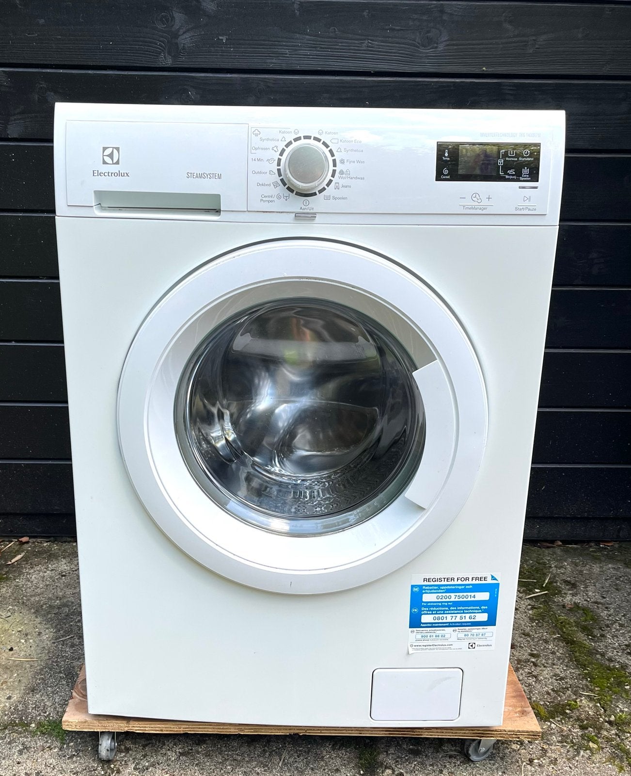 Electrolux EWF1476GDW Wasmachine - 7kg, 1400 toeren, Ophalen, Gebruikt, Voorlader, Kort programma