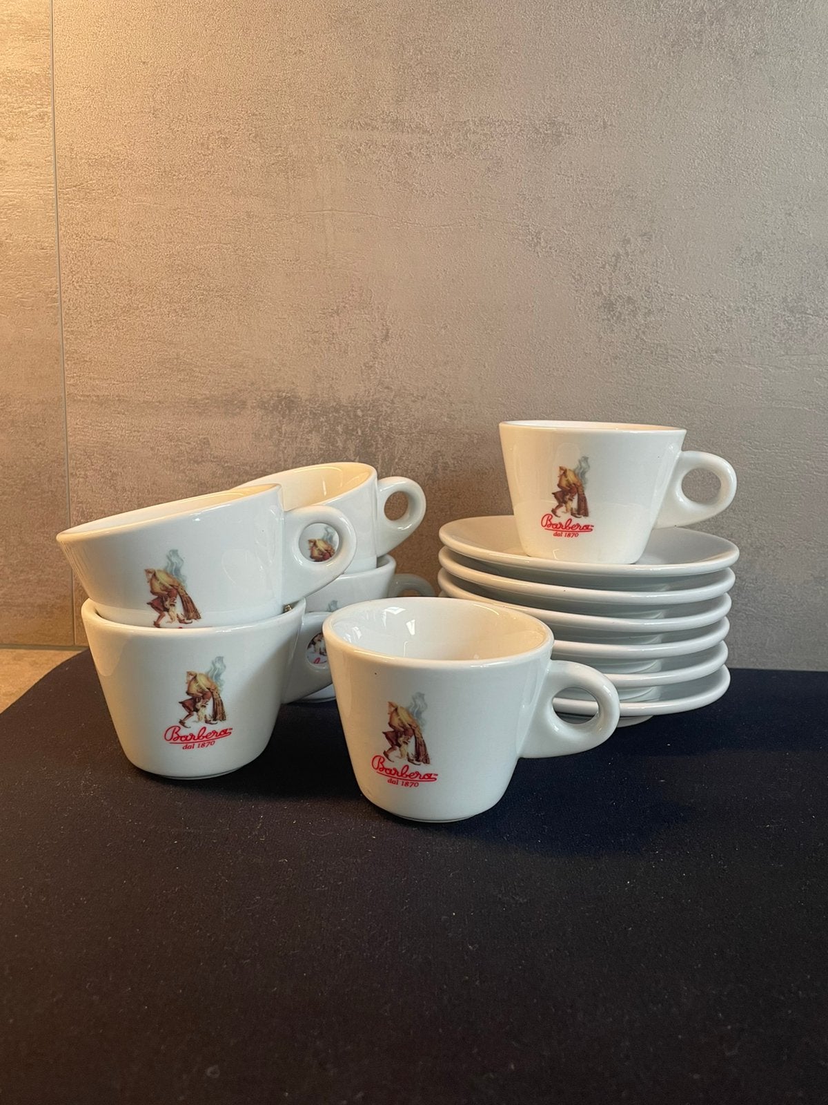 Barbera koffie kopjes+ schotels, Ophalen of Verzenden