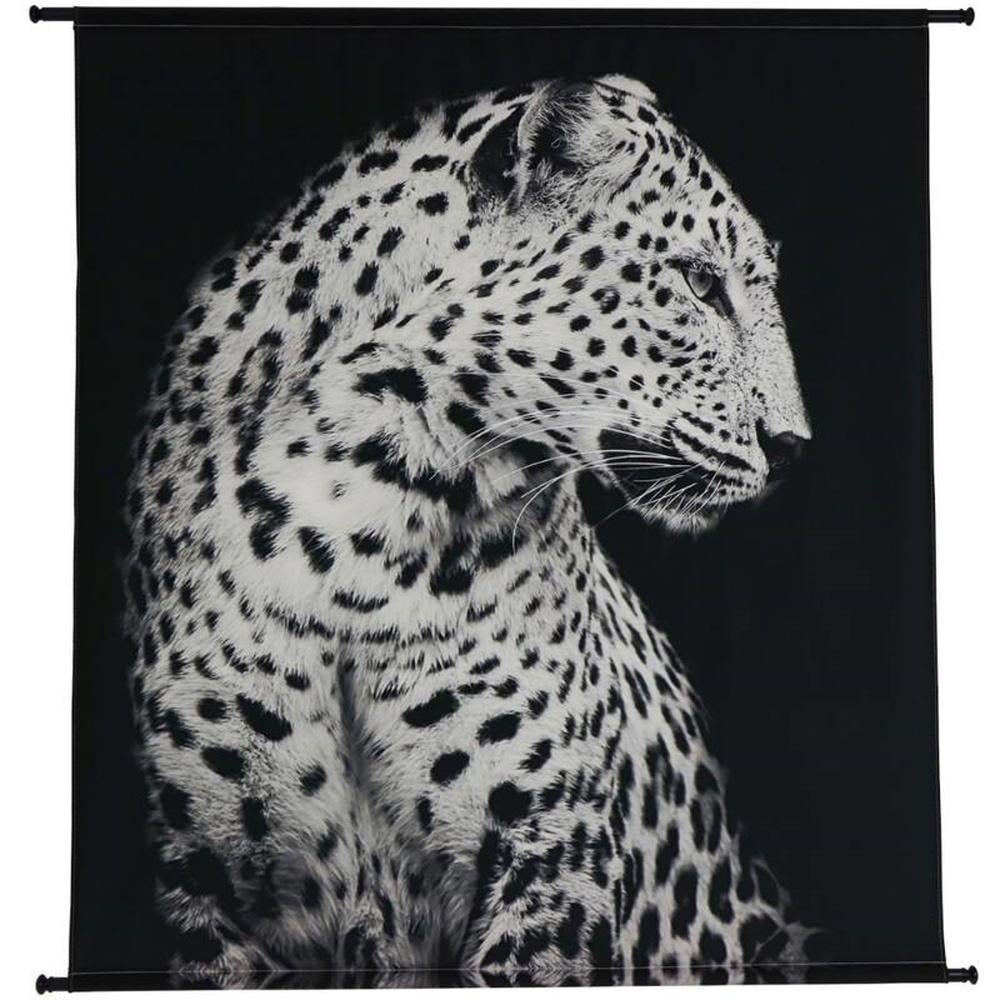 NIEUW! Wandkleed luipaard zwart 138x132cm, 138 cm, Ophalen of Verzenden, Wandkleed, Textiel