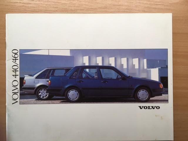 Autofolder/Brochure     Volvo   440 /460       1992       NL, Ophalen of Verzenden, Zo goed als nieuw, Volvo