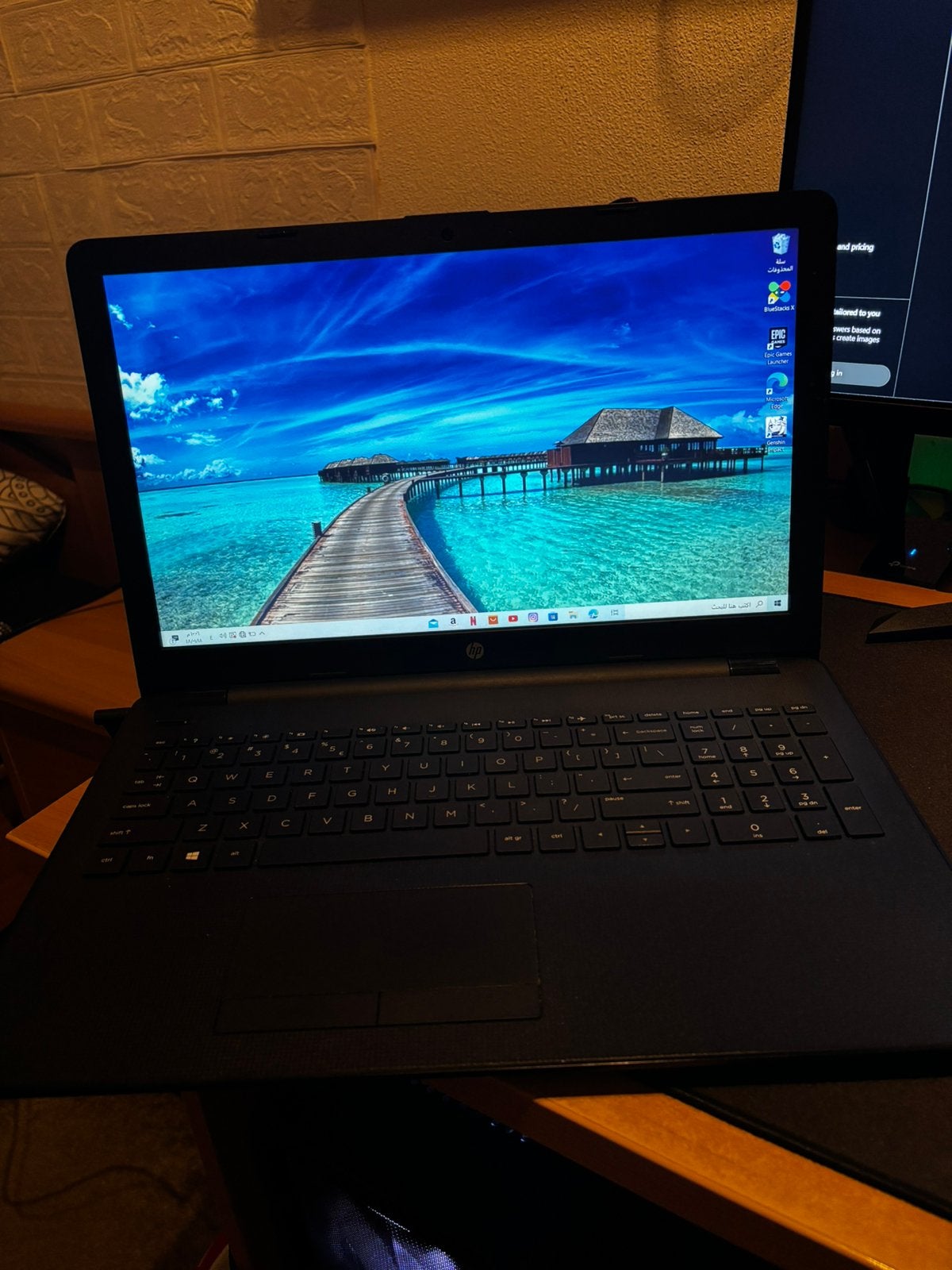 Hp laptop, Ophalen, Qwerty, 8 GB, Zo goed als nieuw