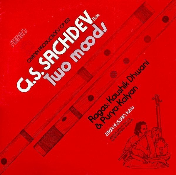 LP G.S. Sachdev Zakir Hussain ‎Two Moods INDIA BOLLYWOOD, LP, Verzenden, Indiaas, Zo goed als nieuw