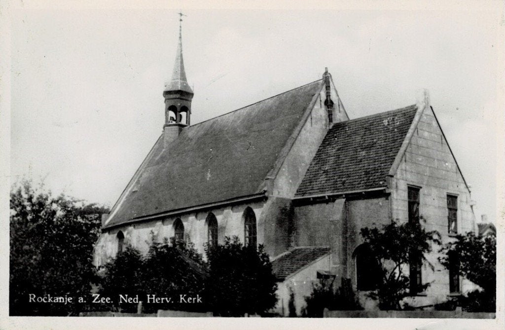 Rockanje, Ned. Herv. Kerk - 1960, Ophalen of Verzenden, 1940 tot 1960, Ongelopen, Zuid-Holland