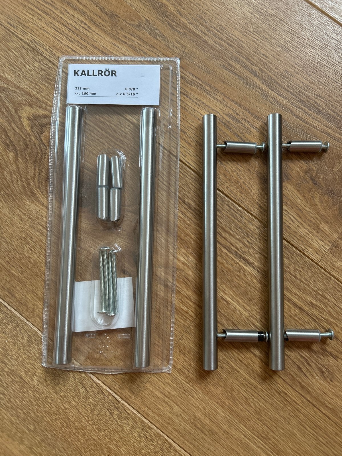 IKEA Handgrepen 213mm - RVS Look, Ophalen of Verzenden, Nieuw, Rvs, Overige typen