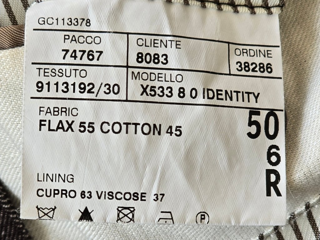 Corneliani colbert met rits en bruine kleur maat 50, Corneliani, Bruin, Nieuw, Verzenden