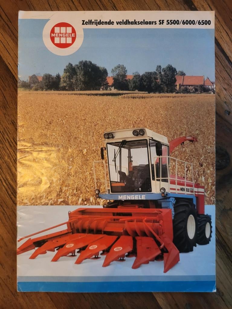 tractor folder Mengele SF 5500/6000/6500 veldhakselaars, Boeken, Ophalen of Verzenden, Zo goed als nieuw