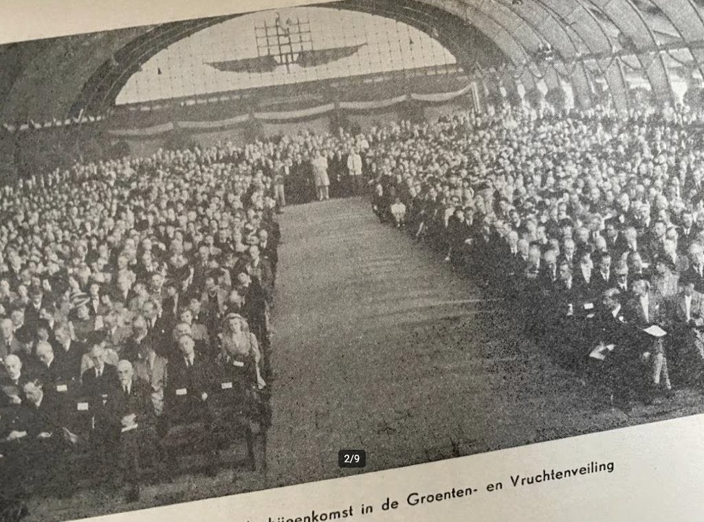WO II Plechtige herdenking v.d. spoorwegstaking op 17 9 1945, Ophalen of Verzenden, Overige soorten, Nederland, Boek of Tijdschrift