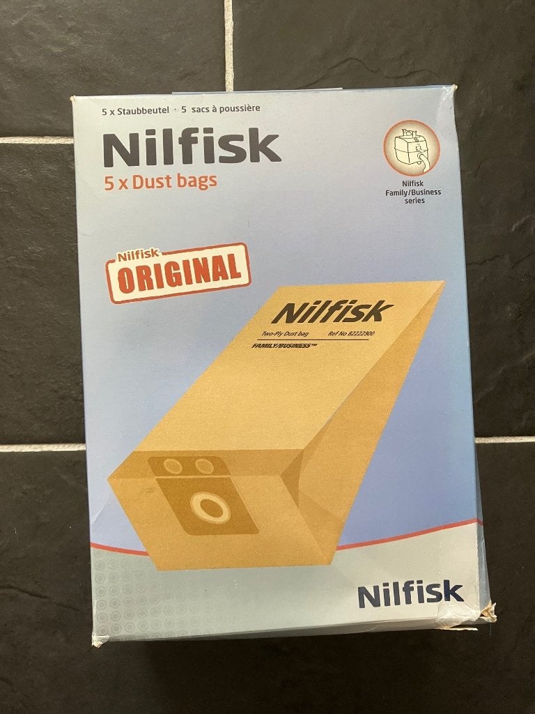 4x5 Nilfisk ORIGINAL stofzuigerzakken (20 st) nieuw bundel, Witgoed en Apparatuur, Onderdelen en Toebehoren, Ophalen of Verzenden