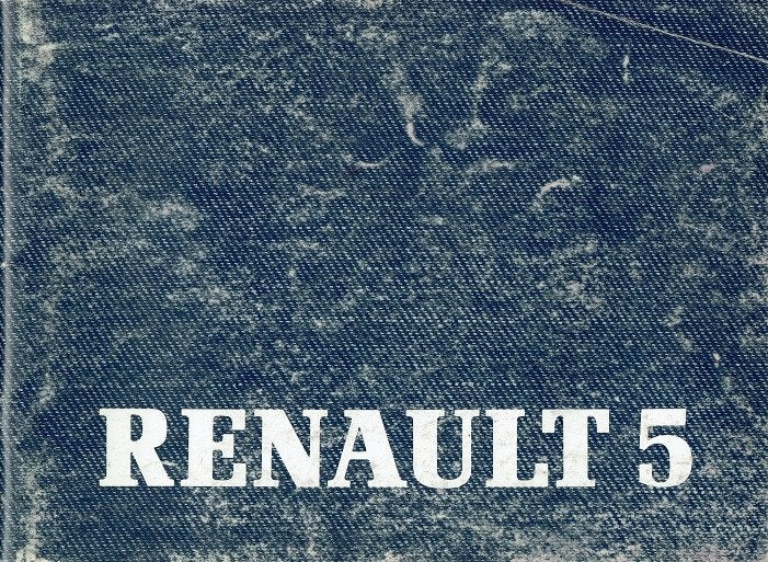 Handleiding - Instructieboekje Renault 5 (1985), Verzenden
