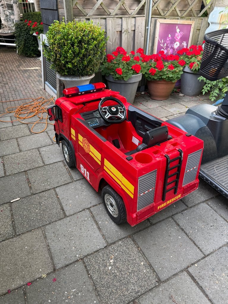 Electro kinderauto, Ophalen