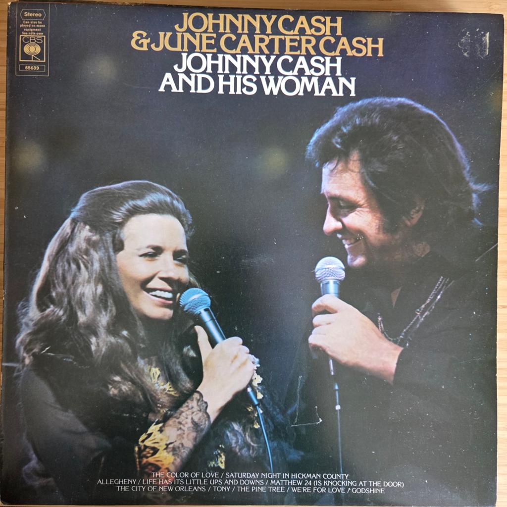 Johnny Cash - Johnny Cash And His Woman LP, Ophalen of Verzenden, Gebruikt, 12 inch